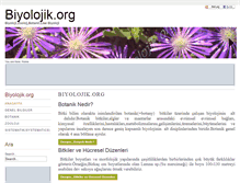 Tablet Screenshot of biyolojik.org